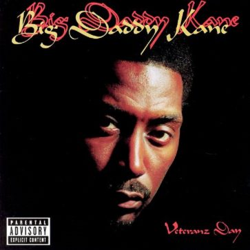 Album cover for Big Daddy Kane's 1998 album, Veteranz Day, featuring the rapper looking contemplative and focused, underscoring the theme of a seasoned, respected veteran.